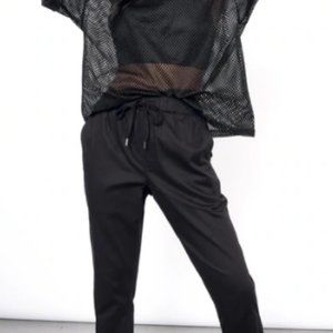 WILDFANG The Essential Drawstring Pant- Black NWT